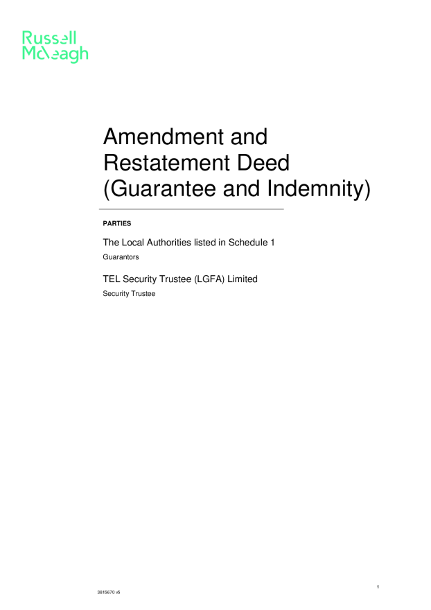 4126824 EXECUTED - LGFA - Amendment and Restatement Deed to GI - CCO Restructure Amendments - v1.pdf